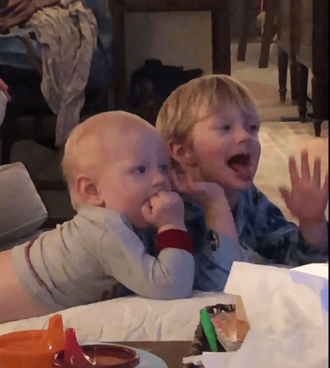 two kids