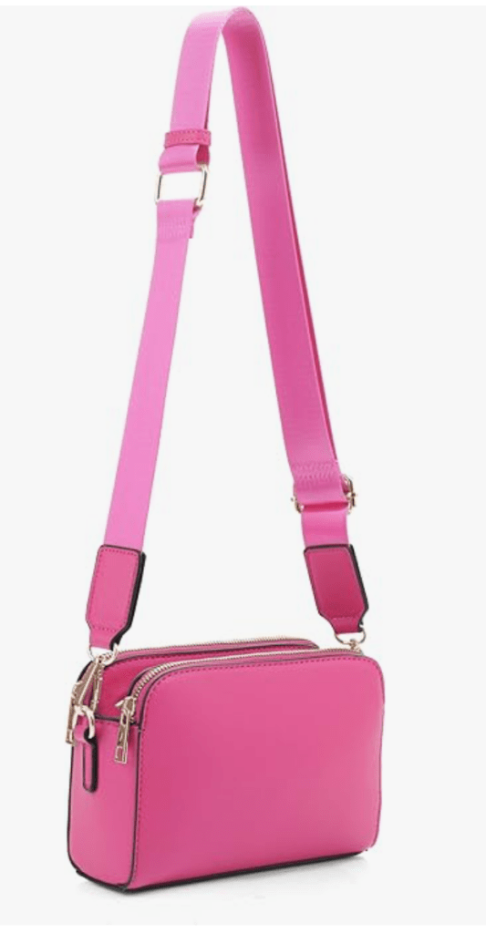 a pink bag